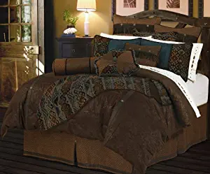 HiEnd Accents Del Rio Western Comforter Set, Super King