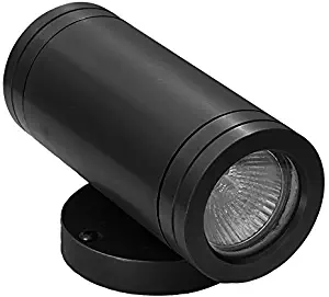 Highpoint Peak to Peak Up/Down Wall-Washer Light Textured Black, 12V, 20W, Aluminum