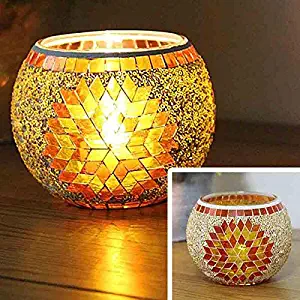 Roza - Glass Candlestick Candle Holder Romantic Candle Cup European Style Ornaments Wedding Dinner Home Decoration Accessories Modern X Color 16-Style 89