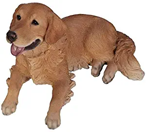 Hi-Line Gift Ltd. Dog - Golden Retriever Lying Down Statue