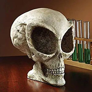 Design Toscano Extra-Terrestrial Alien Skull Statue