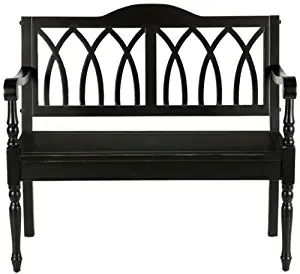 Home Decorators Collection Granbury Bench, 40H x 36W x 19D, Black