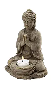 Biedermann & Sons Stone Buddha Tealight Holder