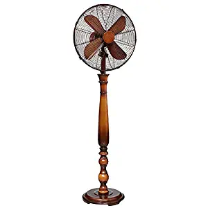 DecoBREEZE Pedestal Fan 3 Speed Oscillating Fan, 16 In, Sutter