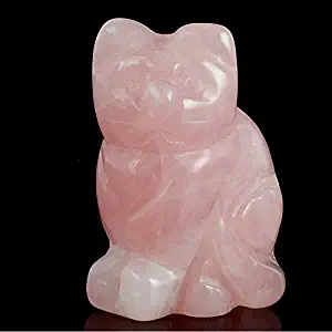 PEACOCK. HOT- Others - Inch Crystal Cat Animal Statue Carved Cute Cat Figurine Gemstone Figurines for Home Decor Chakra Healing Fun Toys As Gifts - by GTIN - 1 Pcs - Cat Goddess Statue