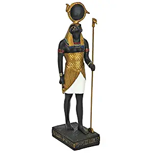 Design Toscano The The Egyptian Sky God Horus Statue, 8 inch, Full Color