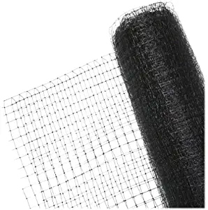 BirdBlock 604 Reusable Netting for Bird Protection, 7 feet x 20 feet, Black