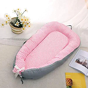 VDT Bed Crib VDT Bed Crib Portable Removable and Washable Crib Travel Bed for Children Infant Kids Cotton Cradle