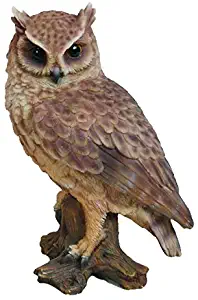 Hi-Line Gift Ltd Screech Owl on Stump, 675"