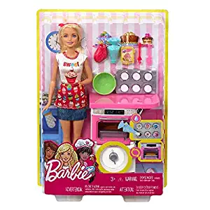 Barbie Bakery Chef Doll and Playset, Blonde