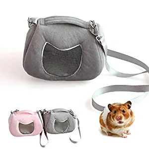 MYIDEA Sugar Glider Hamster Bag -for Small Animal Hamster Sleeping Nest, Hideaway Bed Travel Bag