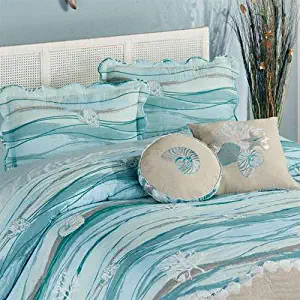 Seaview Embroidered Pillows Sand Set of Two