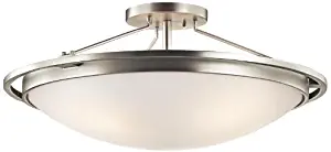 Kichler 42025NI Semi-Flush 4-Light, Brushed Nickel