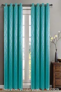 Blackout Curtains with Metal Grommet Curtains for Bedroom/LivingRoom, 52 x 84 inch