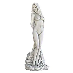 Design Toscano Venus of Pietrasanta Greek Goddess Statue, 32 Inch, Polyresin, Antique Stone
