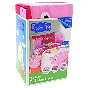 Peppa Pig 4-Piece Full Sheet Set