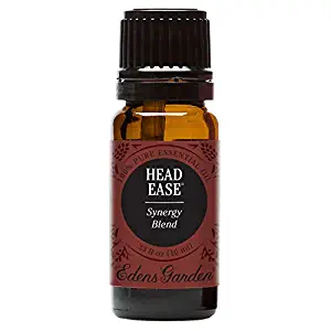 Edens Garden Head Ease Essential Oil Synergy Blend, 100% Pure Therapeutic Grade (Highest Quality Aromatherapy Oils- Headache & Massage), 10 ml