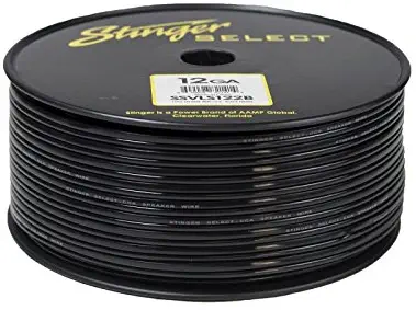 Stinger SSVLS122B 12Ga Black Speaker Wire 250ft