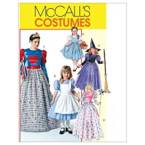 McCall's M4948 Girl's Good Witch, Bad Witch, and Fairy Tale Costume Sewing Patterns, Sizes 3-8