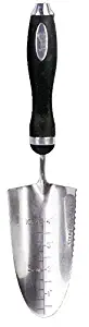 Bond Manufacturing 035355019032 Bond 1903 Stainless Steel Series Serrated Trowel with Gel Grip Handle, Black