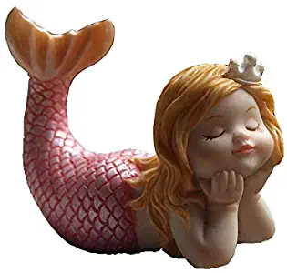 Gemmia Garden Mermaid Fairy Figurine- Sleeping Sweet Mermaid