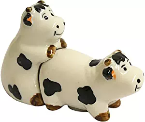 Kinky Ceramic Cow Cruet Set by Giftbrit