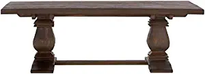 Home Decorators Collection Aldridge Coffee Table, 18Hx55Wx28 D, Antique Walnut