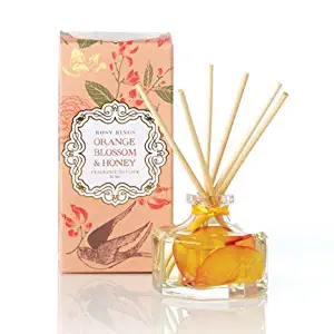 Rosy Rings Orange Blossom & Honey Petite Botanical Reed Diffuser – 3 Oz