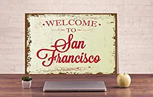 MariaCh457 San Francisco Sign Welcome Sign Welcome Metal Sign San Francisco Decor Traveler Sign Metal Custom Sign Art Metal Sign Wall Sign Decor