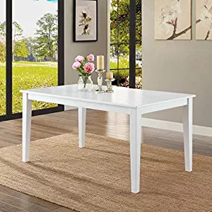Better Homes and Gardens Bankston Dining Table, White