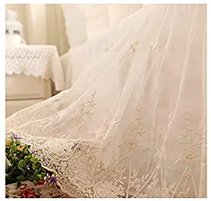 Brandream King Size Luxury White Lace Bed Skirt Romantic Girls Bed Sheets Elegant Teen Skirted Sheet