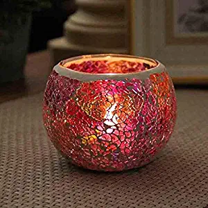 Roza - Glass Candlestick Candle Holder Romantic Candle Cup European Style Ornaments Wedding Dinner Home Decoration Accessories Modern X Color 11-Style 84
