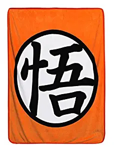 Great Eastern Entertainment Dragon Ball Z - Goku Symbol Throw Blanket