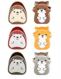 Kikkerland Woodlands Bag Clip, Set of 6