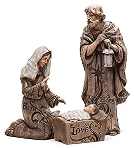 Mary, Joseph and Baby Jesus Large Nativity Trio Outdoor Statue