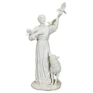 Design Toscano St. Francis and Friends of The Forest Bonded Marble Resin Statue