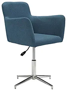 Montoya Adjustable Dining Chairs Chrome and Blue (Set of 2)