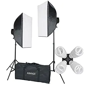 StudioFX 1600 WATT H9004S Digital Photography Continuous Softbox Lighting Studio Video Portrait Kit H9004S