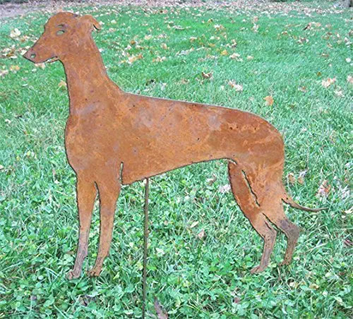 Greyhound Garden Stake or Wall Hanging