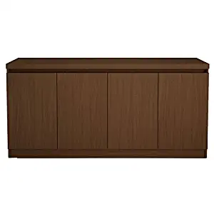 Manhattan Comfort Viennese Buffet/Sideboard Table in Nut Brown