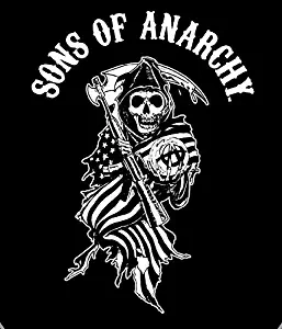 Sons of Anarchy Reaper Flag Super Plush Throw Blanket