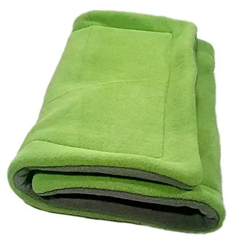 C&C 2x1 Anti-Pill Fleece Cage Liner - 27" x 14" Loft Liner - Reusable Bedding - Choose Color - Extra Absorbent - Machine Wash - Made in USA