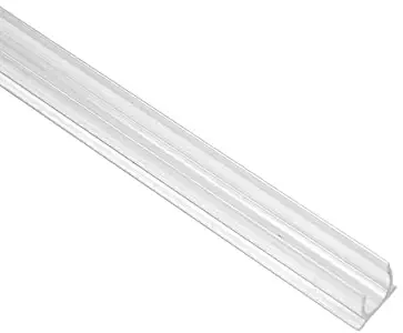 Novelty Lights 1/2" Rope Light Track, Mounting Rope Light, PVC Plastic, Clear, 4 Foot, 10 Pack