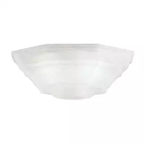 Kichler 340103, White Alabaster Glass Bowl