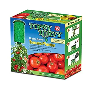 Topsy Turvy Upside-Down Tomato Planter,Green,10Wx10Hx4D