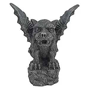 Design Toscano NG300010 Florentine Gargoyle Gothic Decor Statue, Large, Greystone