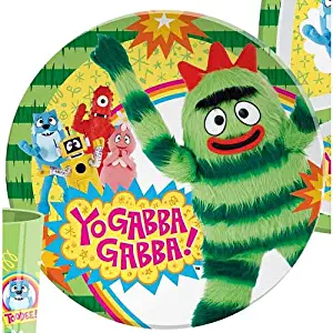 1 X Yo Gabba Gabba Plate by Zak! Brobee Kids