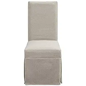 Progressive Furniture Muse Upholstered Parsons Chair w/Cover (2/Ctn), Weathered Pepper