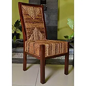 International Caravan Furniture Piece Dallas Abaca Weave Dining Chair