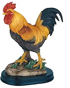 George S. Chen Imports SS-G-54071 Rooster Chicken Farm Animals Decoration Figurine Collection